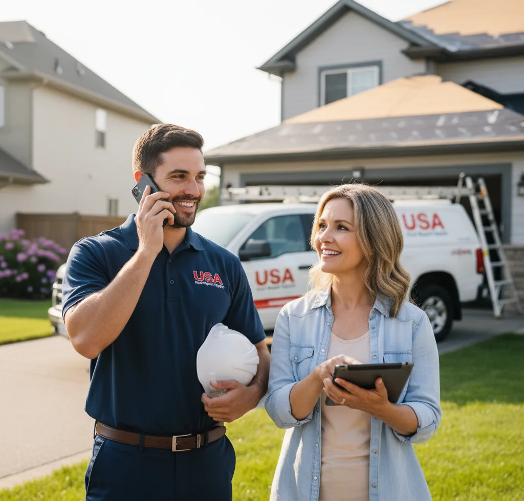 USA Roof Repair Experts customer support in Byhalia